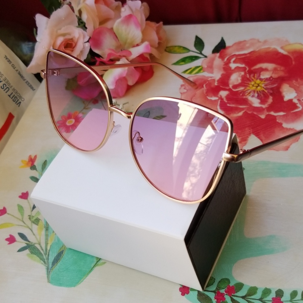 2019 Tulip Cat Eye Women Sunglasses - Picture 2 of 2